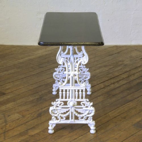 VICTORIAN CAST IRON CONSERVATORY TABLE - ADDITIONAL PHOTO 2