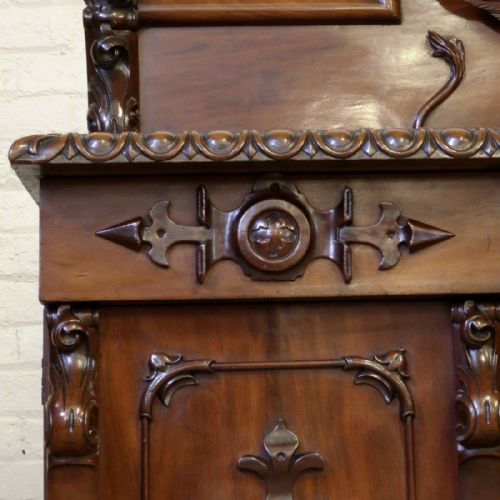 VICTORIAN MAHOGANY SIDEBOARD - ADDITIONAL PHOTO 5