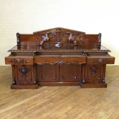 VICTORIAN MAHOGANY SIDEBOARD - ADDITIONAL PHOTO 6