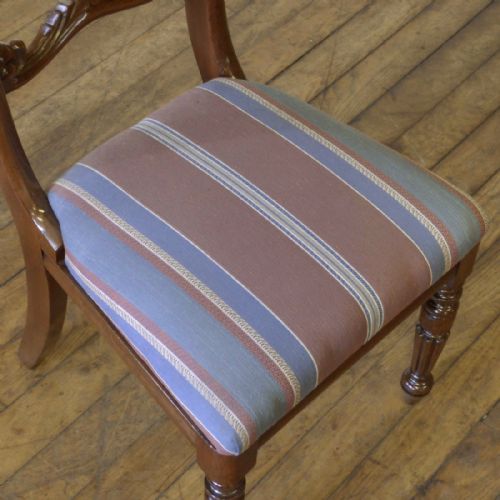 SET OF SIX WILLIAM IV MAHOGANY CHAIRS - ADDITIONAL PHOTO 1