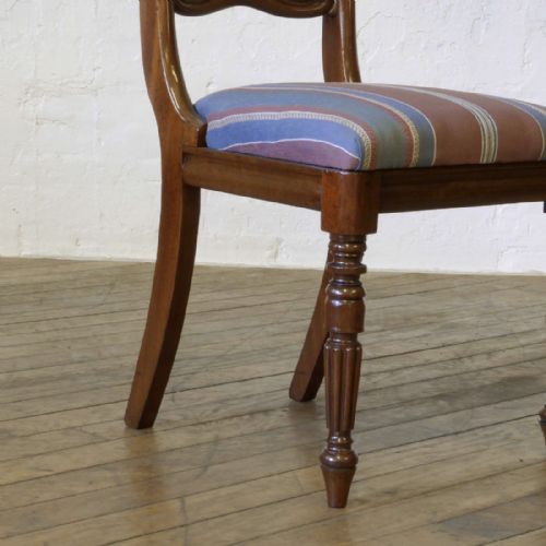 SET OF SIX WILLIAM IV MAHOGANY CHAIRS - ADDITIONAL PHOTO 2