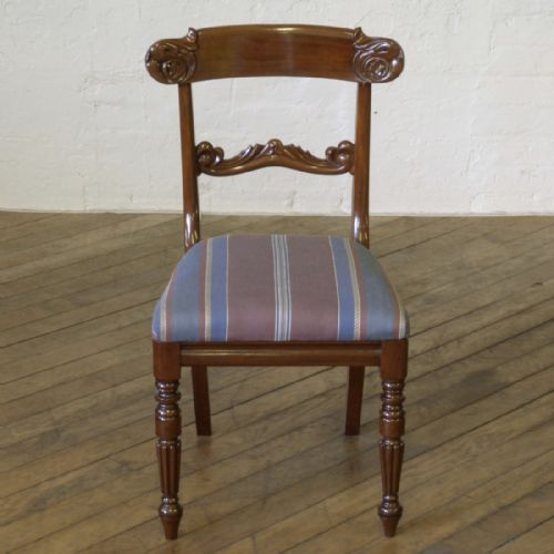 SET OF SIX WILLIAM IV MAHOGANY CHAIRS - ADDITIONAL PHOTO 3