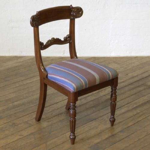 SET OF SIX WILLIAM IV MAHOGANY CHAIRS - ADDITIONAL PHOTO 4