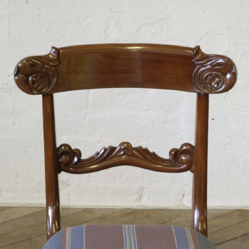 SET OF SIX WILLIAM IV MAHOGANY CHAIRS - ADDITIONAL PHOTO 5