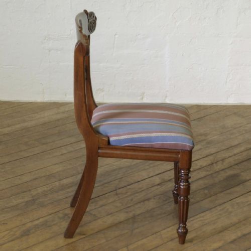 SET OF SIX WILLIAM IV MAHOGANY CHAIRS - ADDITIONAL PHOTO 6