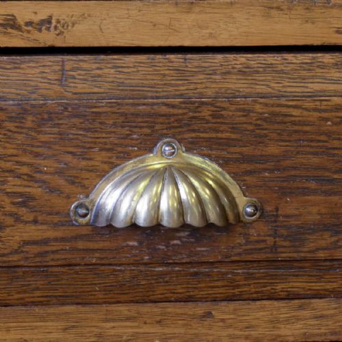 EDWARDIAN OAK BOOKCASE DESK - ADDITIONAL PHOTO 4