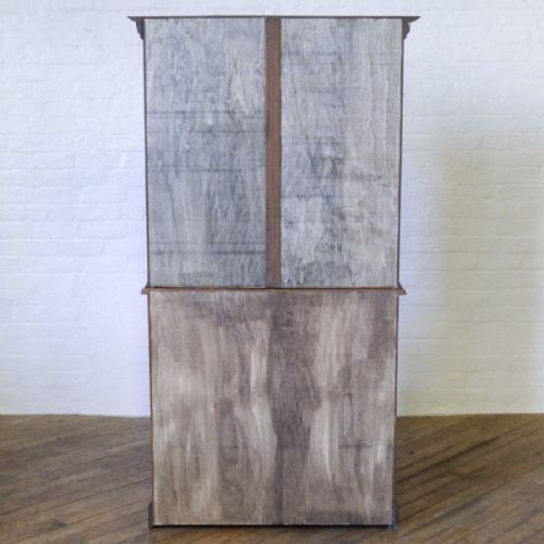 EDWARDIAN OAK BOOKCASE - ADDITIONAL PHOTO 9