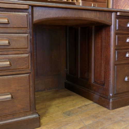 VICTORIAN OAK ROLLTOP DESK - ADDITIONAL PHOTO 12