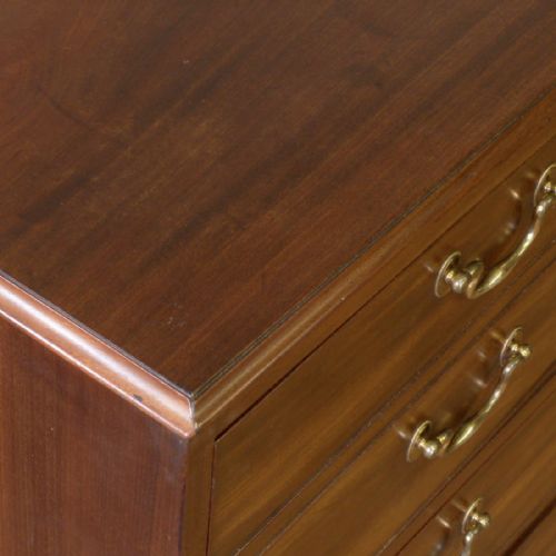 GEORGE III MAHOGANY SECRETAIRE CHEST - ADDITIONAL PHOTO 12