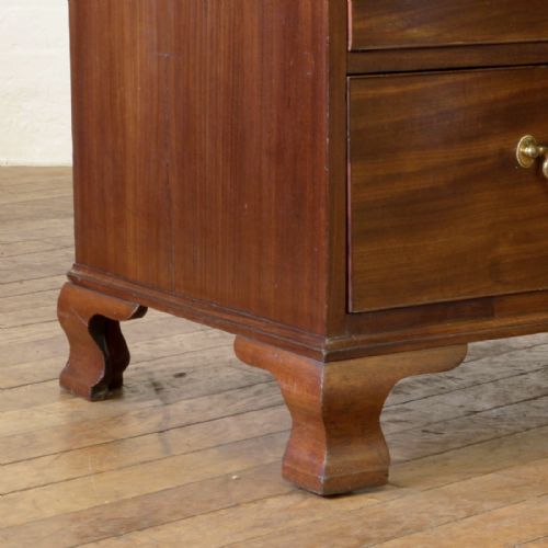GEORGE III MAHOGANY SECRETAIRE CHEST - ADDITIONAL PHOTO 14