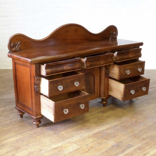 VICTORIAN MAHOGANY DOG KENNEL DRESSER - ADDITIONAL PHOTO 6
