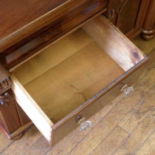 VICTORIAN MAHOGANY DOG KENNEL DRESSER - ADDITIONAL PHOTO 7