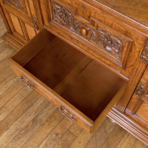 VICTORIAN POLLARD OAK SIDEBOARD - ADDITIONAL PHOTO 6