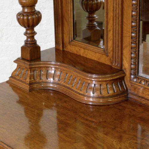 VICTORIAN POLLARD OAK SIDEBOARD - ADDITIONAL PHOTO 9