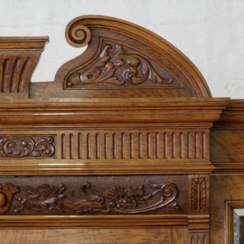 VICTORIAN POLLARD OAK SIDEBOARD - ADDITIONAL PHOTO 12
