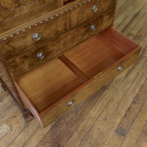 CHARLES WALKER SONS WALNUT LINEN PRESS - ADDITIONAL PHOTO 3