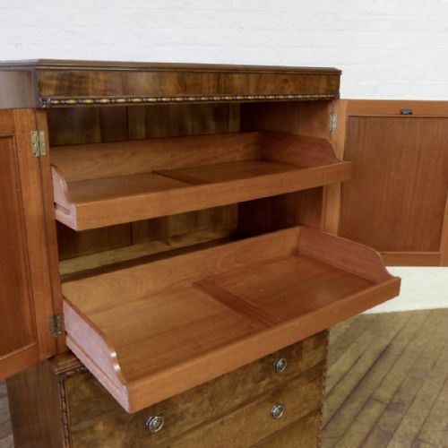 CHARLES WALKER SONS WALNUT LINEN PRESS - ADDITIONAL PHOTO 6