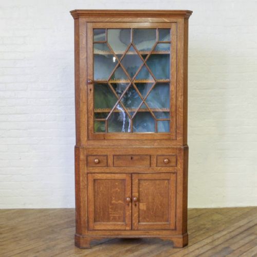 GEORGIAN OAK CORNER CUPBOARD - ADDITIONAL PHOTO 8