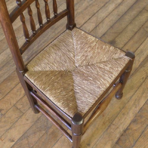 SET OF EIGHT LANCASHIRE SPINDLEBACK CHAIRS - ADDITIONAL PHOTO 2
