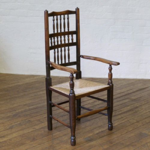 SET OF EIGHT LANCASHIRE SPINDLEBACK CHAIRS - ADDITIONAL PHOTO 6