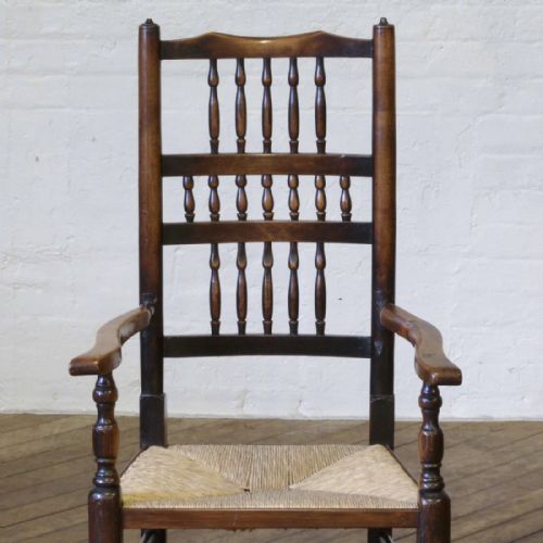 SET OF EIGHT LANCASHIRE SPINDLEBACK CHAIRS - ADDITIONAL PHOTO 8