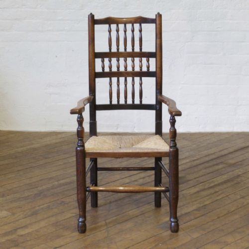 SET OF EIGHT LANCASHIRE SPINDLEBACK CHAIRS - ADDITIONAL PHOTO 9