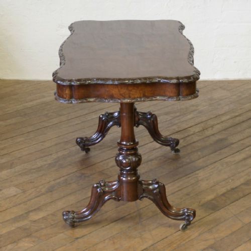 VICTORIAN WALNUT TABLE - ADDITIONAL PHOTO 4