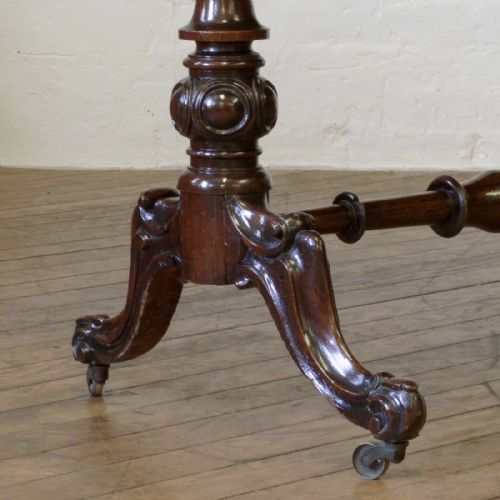 VICTORIAN WALNUT TABLE - ADDITIONAL PHOTO 7