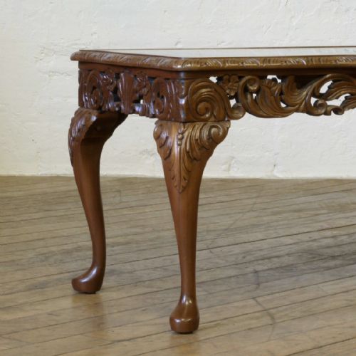 BURR WALNUT COFFEE TABLE - ADDITIONAL PHOTO 1