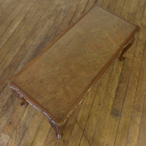 BURR WALNUT COFFEE TABLE - ADDITIONAL PHOTO 4