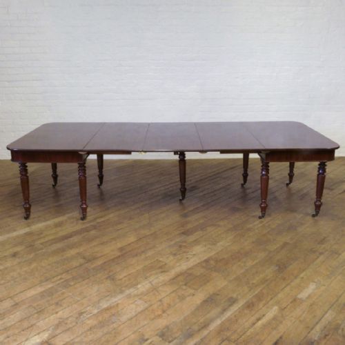 GEORGE 3RD MAHOGANY EXTENDING TABLE - ADDITIONAL PHOTO 2