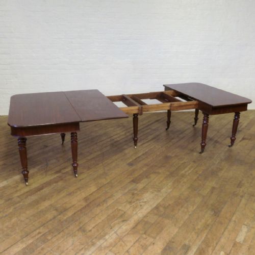 GEORGE 3RD MAHOGANY EXTENDING TABLE - ADDITIONAL PHOTO 7