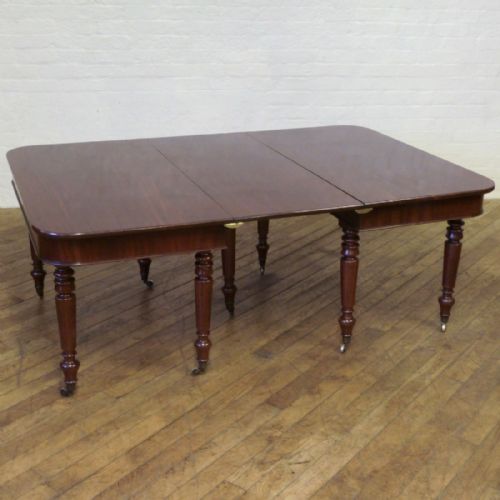 GEORGE 3RD MAHOGANY EXTENDING TABLE - ADDITIONAL PHOTO 8