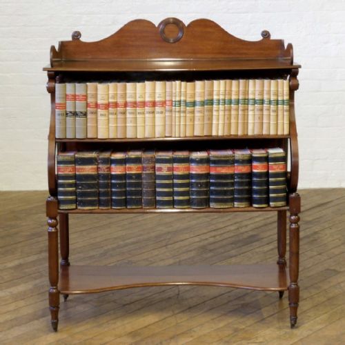 LARGE REGENCY MAHOGANY WHATNOT - ADDITIONAL PHOTO 6