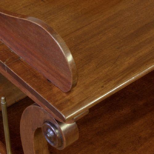 LARGE REGENCY MAHOGANY WHATNOT - ADDITIONAL PHOTO 10