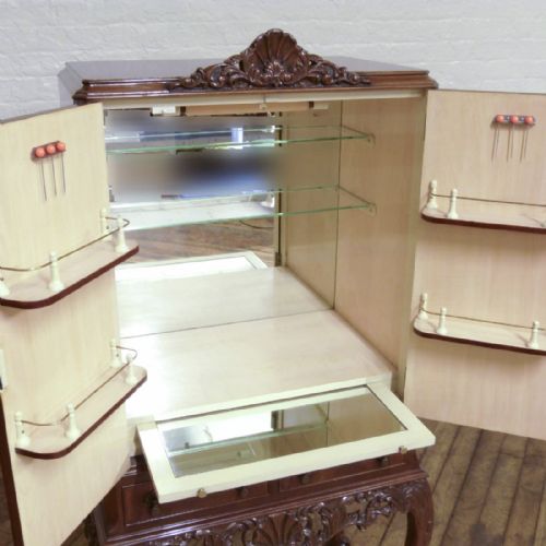 MAHOGANY COCKTAIL CABINET - ADDITIONAL PHOTO 2