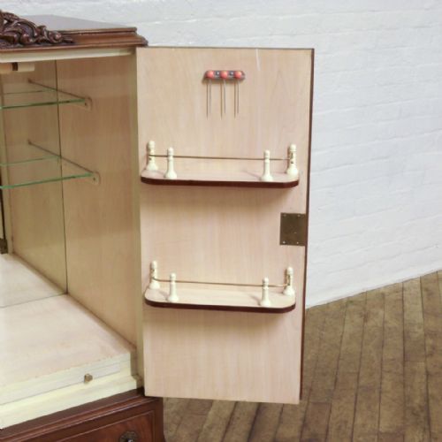 MAHOGANY COCKTAIL CABINET - ADDITIONAL PHOTO 4