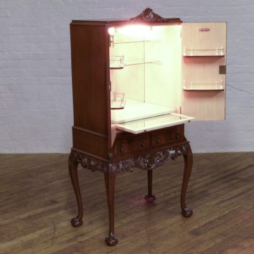 MAHOGANY COCKTAIL CABINET - ADDITIONAL PHOTO 7