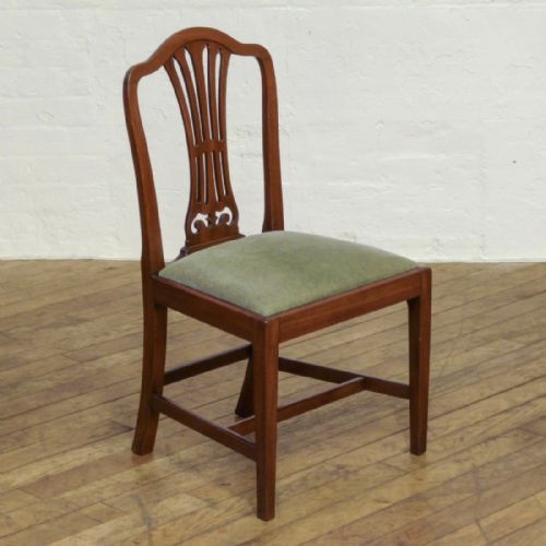 SET OF EIGHT SHERATON STYLE MAHOGANY CHAIRS - ADDITIONAL PHOTO 6