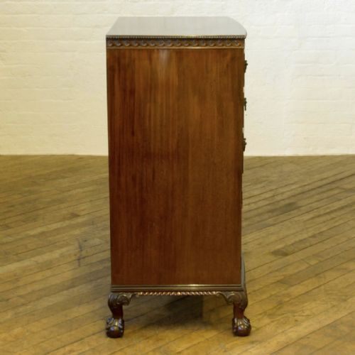 CHIPPENDALE STYLE MAHOGANY TALLBOY - ADDITIONAL PHOTO 3