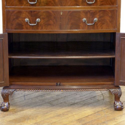 CHIPPENDALE STYLE MAHOGANY TALLBOY - ADDITIONAL PHOTO 10