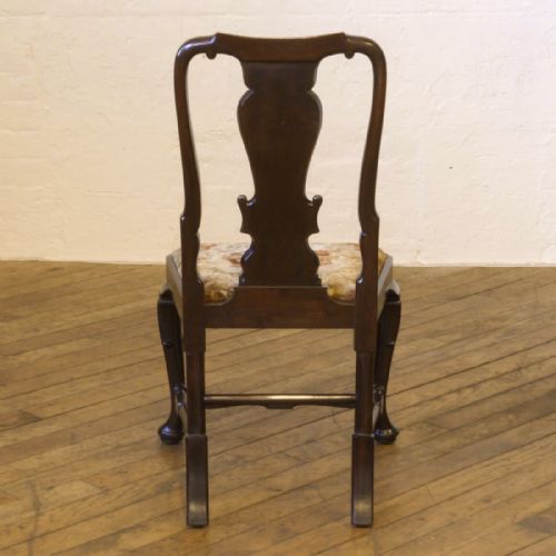 SET OF SIX QUEEN ANNE STYLE MAHOGANY CHAIRS - ADDITIONAL PHOTO 4