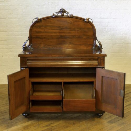 VICTORIAN ROSEWOOD CHIFFONIER - ADDITIONAL PHOTO 3