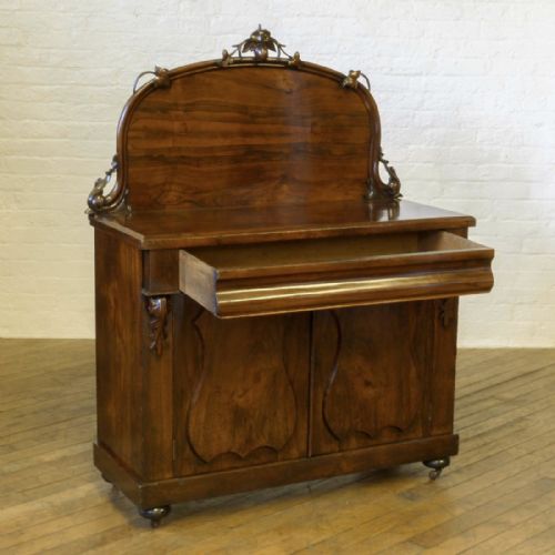 VICTORIAN ROSEWOOD CHIFFONIER - ADDITIONAL PHOTO 7