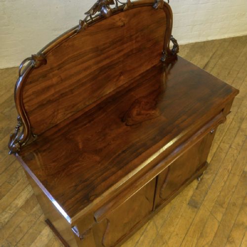 VICTORIAN ROSEWOOD CHIFFONIER - ADDITIONAL PHOTO 9
