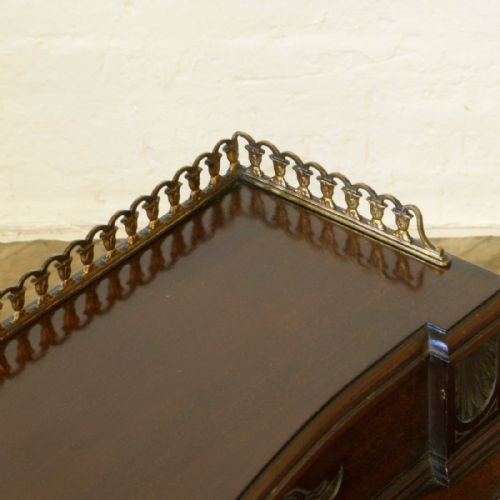 VICTORIAN MAHOGANY DAVENPORT - ADDITIONAL PHOTO 6
