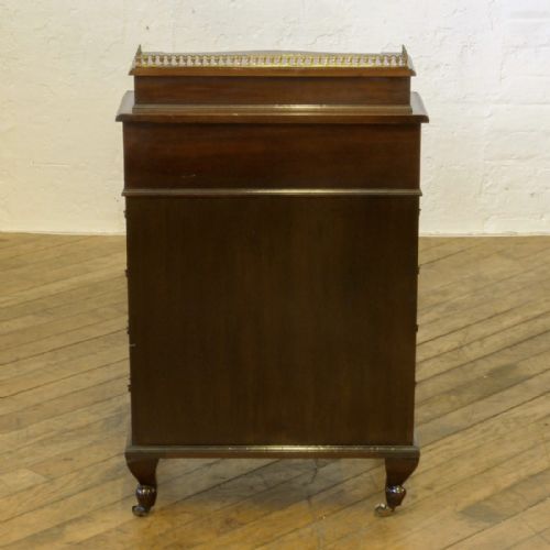 VICTORIAN MAHOGANY DAVENPORT - ADDITIONAL PHOTO 11