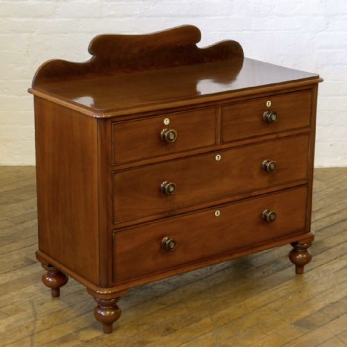 victorian mahogany chest of drawers - CATEGORY: ANTIQUE CHEST OF DRAWERS - DATED 1870