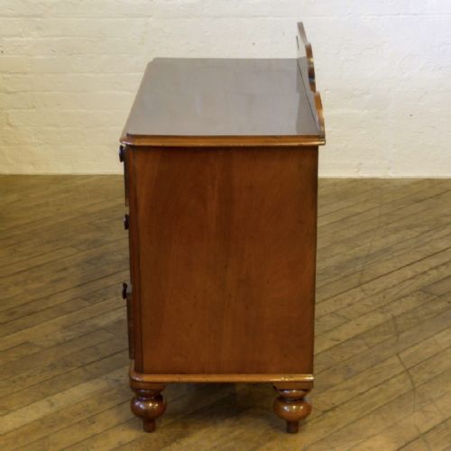 VICTORIAN MAHOGANY CHEST OF DRAWERS - ADDITIONAL PHOTO 9