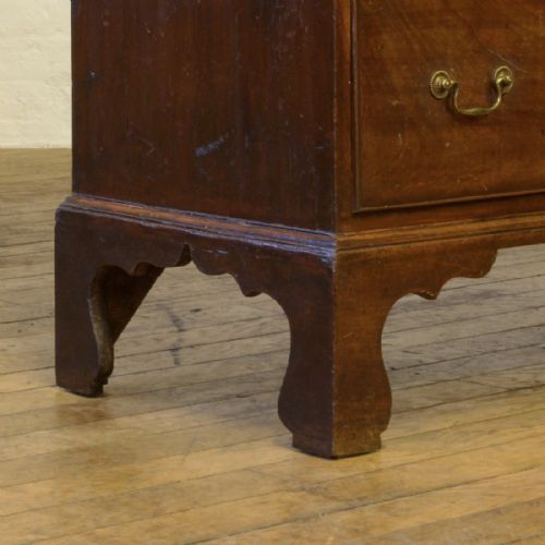 GEORGIAN MAHOGANY CHEST ON CHEST - ADDITIONAL PHOTO 8